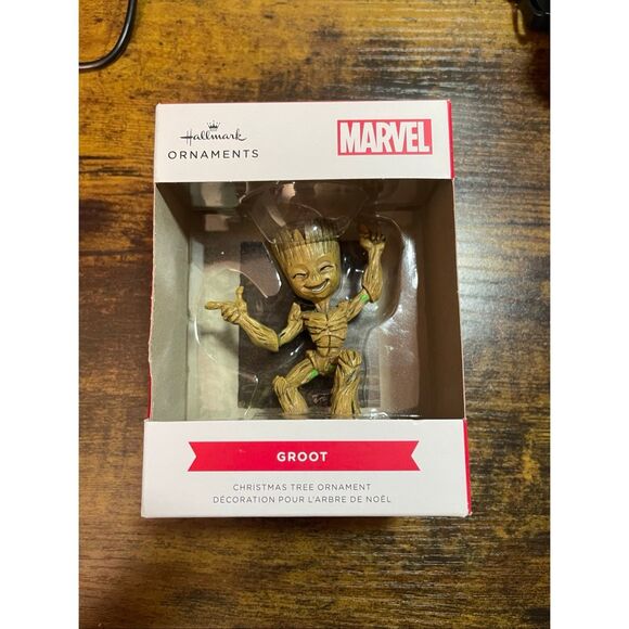 Hallmark Marvel Guardians of the Galaxy Groot Christmas Ornament - Picture 1 of 4